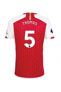 Arsenal Thomas Partey #5 Voetbaltruitje Thuis tenue 2023-24 Korte Mouw